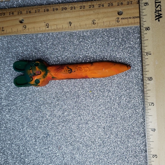 Handmade Crayon Bunny Rabbit Carrot Animal - Picture 3 of 4